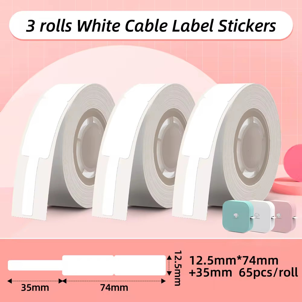 Q30 Label Printer Mini Printer Pocket Thermal Label Maker Wireless Sticker Pocket Portable Printer Various Label Paper