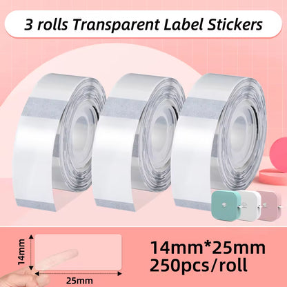 Q30 Label Printer Mini Printer Pocket Thermal Label Maker Wireless Sticker Pocket Portable Printer Various Label Paper