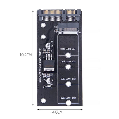 M.2 NGFF SSD to SATA 3 3.0 Adapter Card Converter B B&M Key Protocol Solid State Disk Drive 2230 2280 2242